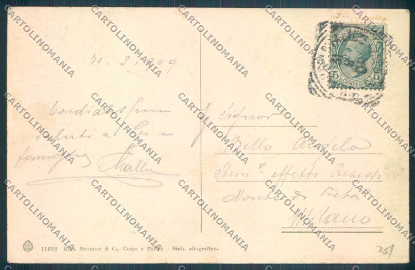 Genova Santa Margherita cartolina ZT4774 – retro