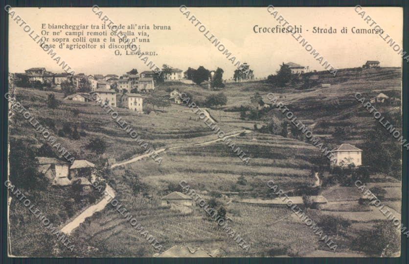 Genova Crocefieschi Leopardi cartolina ZT4789 – fronte