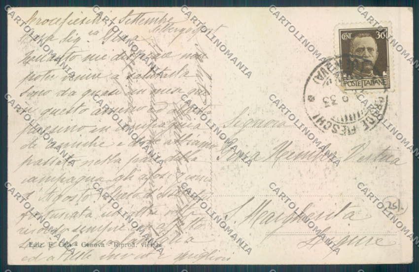 Genova Crocefieschi cartolina ZT4797 – retro