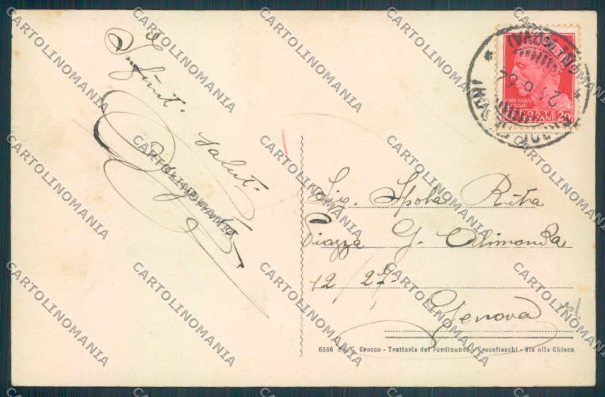 Genova Crocefieschi cartolina ZT4798 – retro