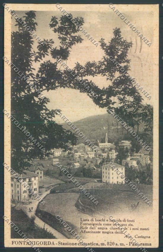 Genova Fontanigorda cartolina ZT4804 – fronte