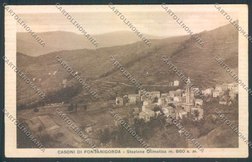 Genova Fontanigorda cartolina ZT4805 – fronte