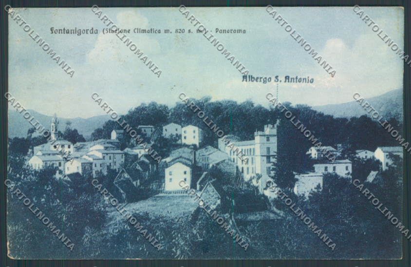 Genova Fontanigorda PIEGHE cartolina ZT4806 – fronte