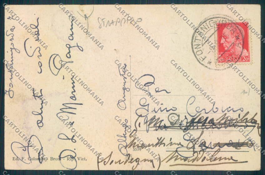 Genova Fontanigorda STRAPPINO ABRASA cartolina ZT4807 – retro