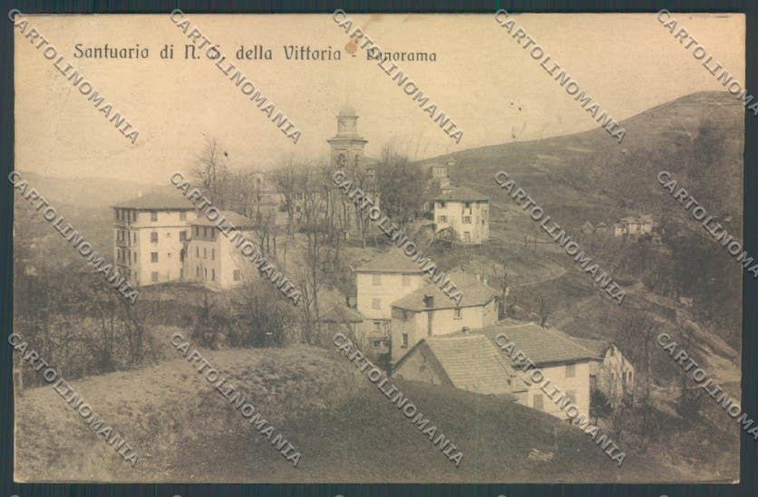 Genova Santuario Vittoria PIEGA cartolina ZT4810 – fronte