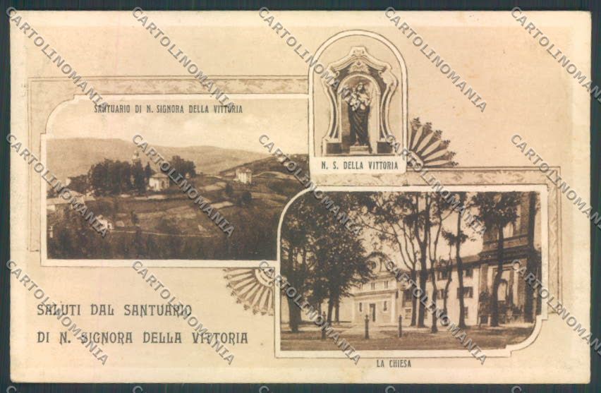 Genova Santuario Vittoria cartolina ZT4816 – fronte