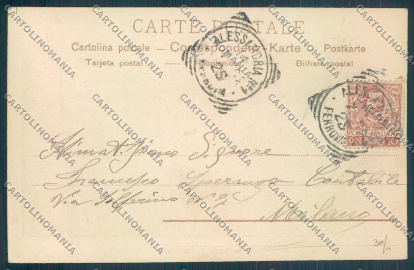 Genova Sarissola cartolina ZT4817 – retro