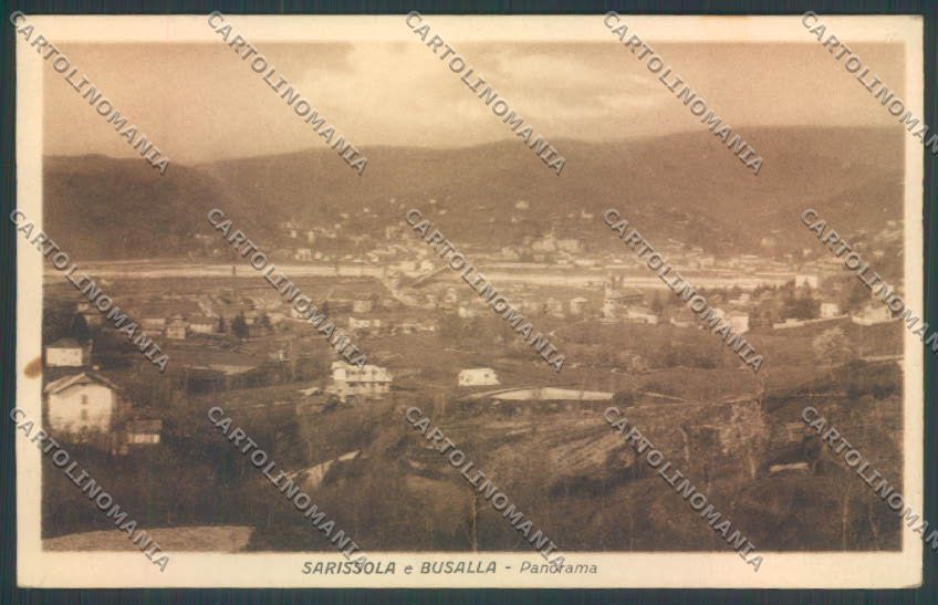 Genova Sarissola Busalla cartolina ZT4819 – fronte