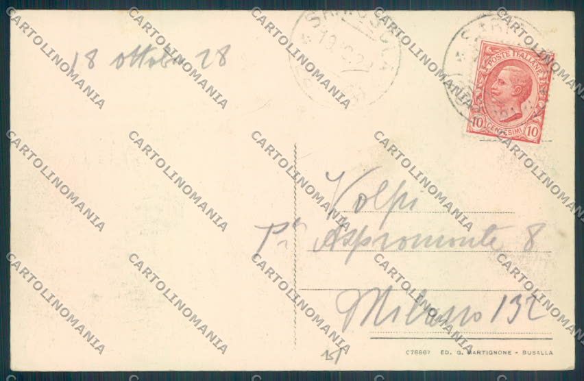 Genova Sarissola Busalla cartolina ZT4819 – retro