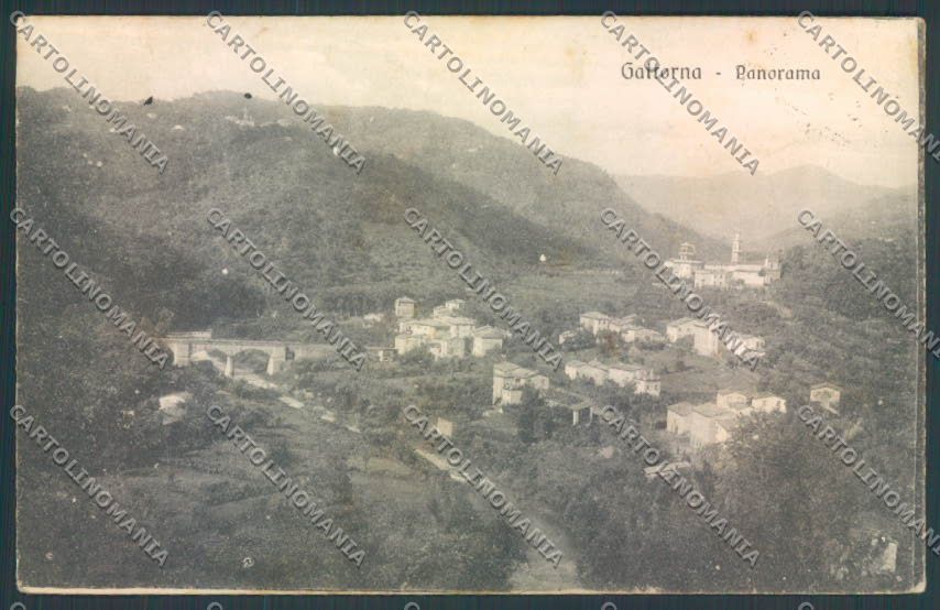 Genova Gattorna PIEGATA cartolina ZT4832 – fronte