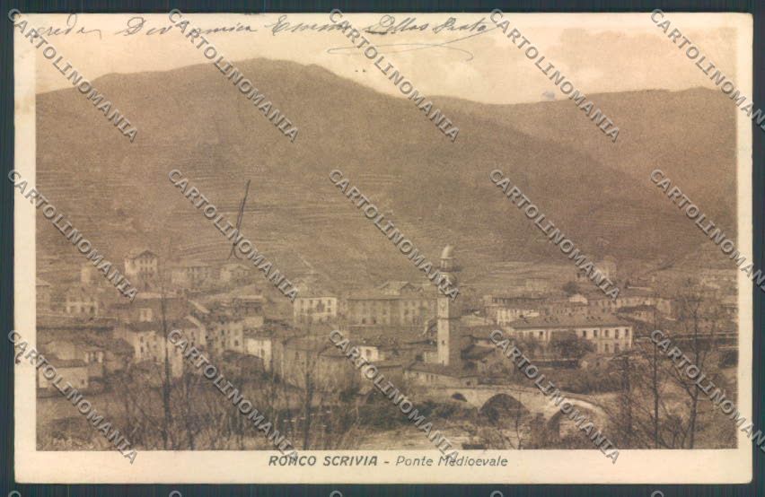 Genova Ronco Scrivia cartolina ZT4834 – fronte