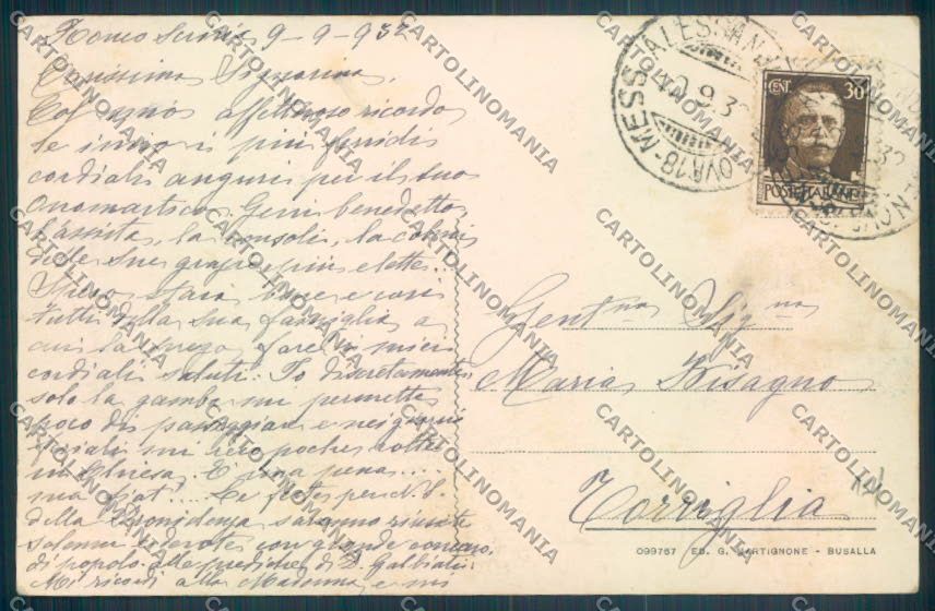 Genova Ronco Scrivia cartolina ZT4834 – retro