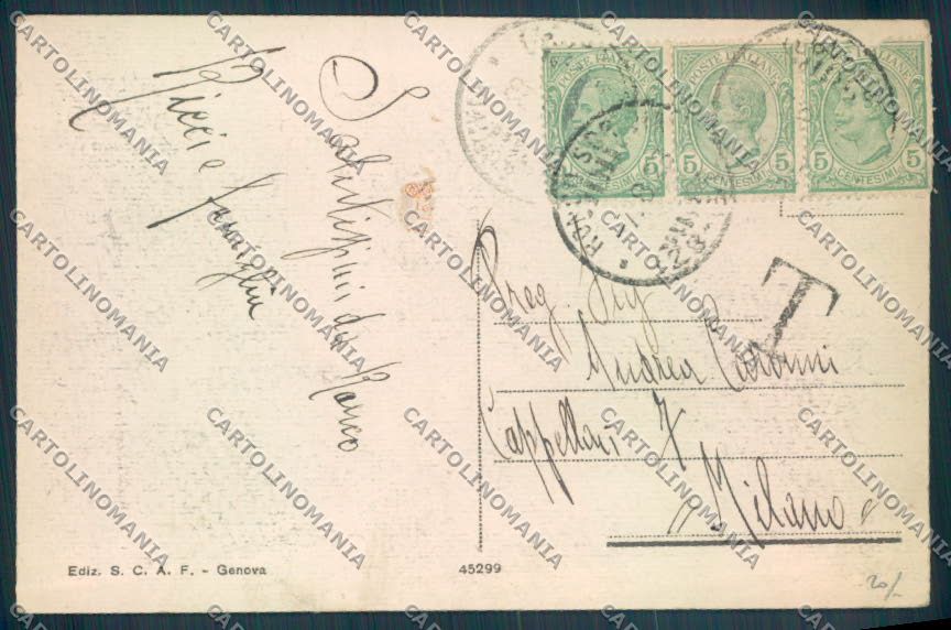 Genova Ronco Scrivia cartolina ZT4837 – retro
