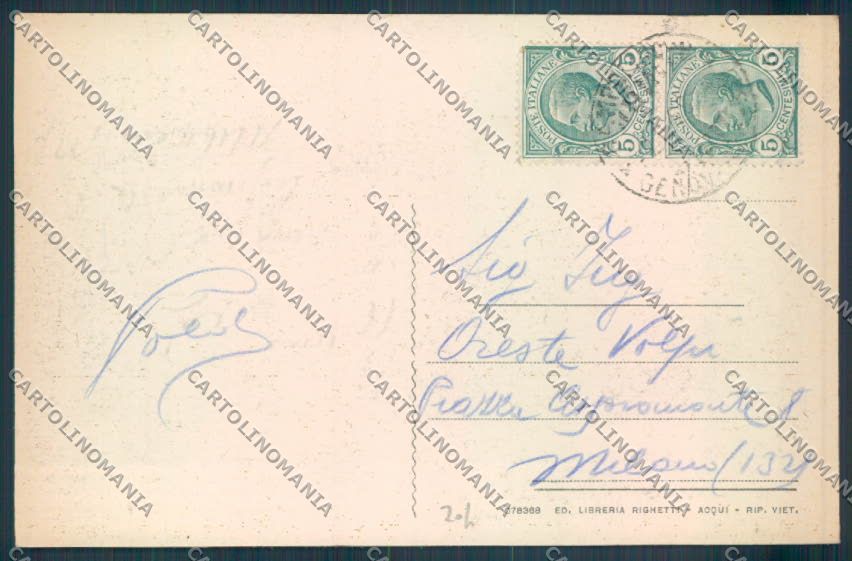 Genova Campo Ligure cartolina ZT4844 – retro