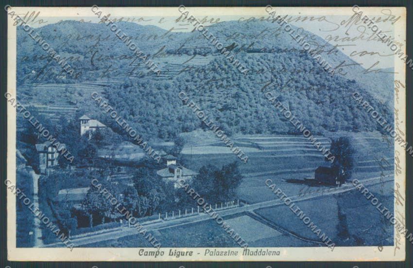 Genova Campo Ligure cartolina ZT4845 – fronte