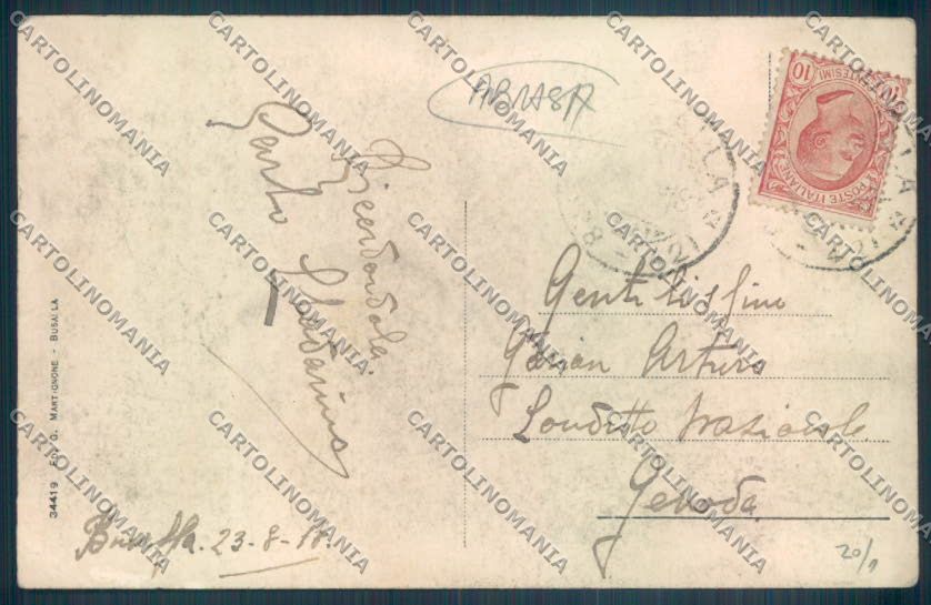 Genova Busalla ABRASA cartolina ZT4854 – retro