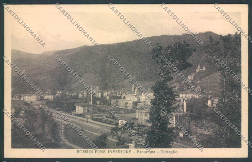 Genova Rossiglione Stazione Treno cartolina ZT4878 – fronte
