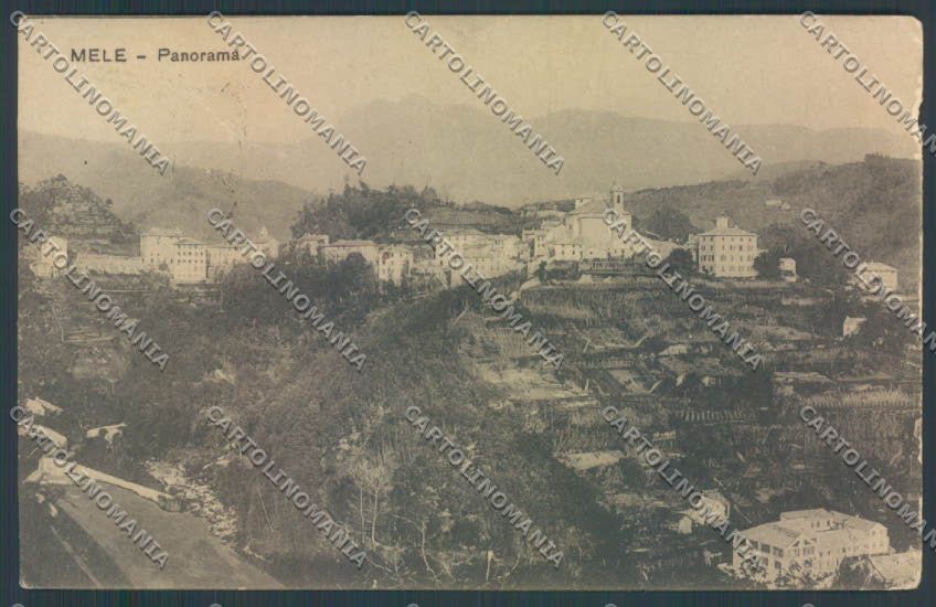 Genova Mele ABRASA cartolina ZT4882 – fronte