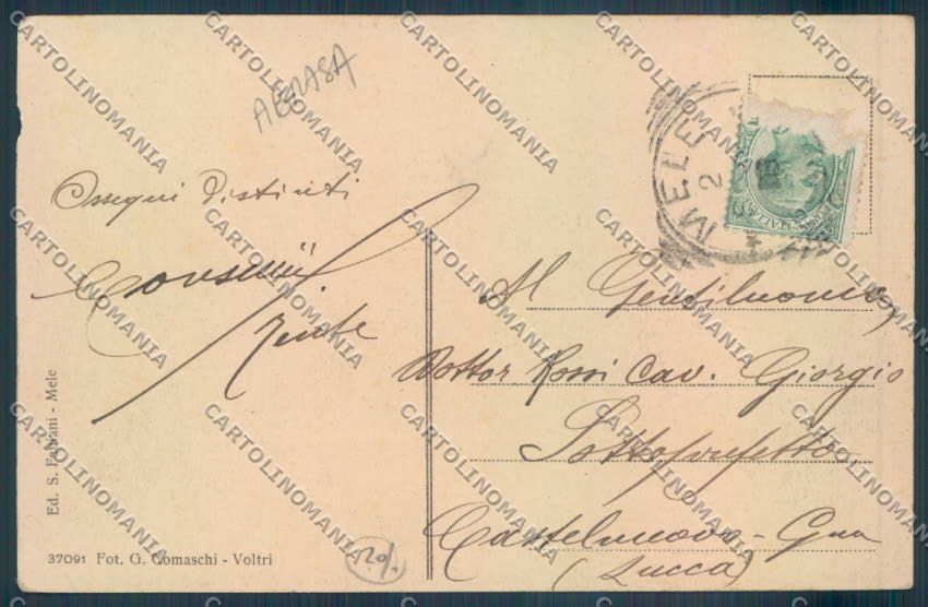 Genova Mele ABRASA cartolina ZT4882 – retro