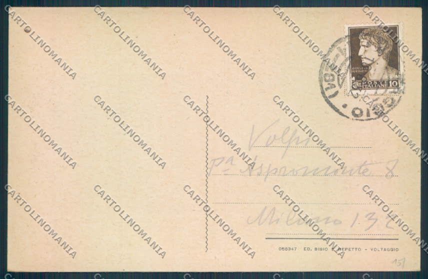 Genova Voltaggio cartolina ZT4893 – retro
