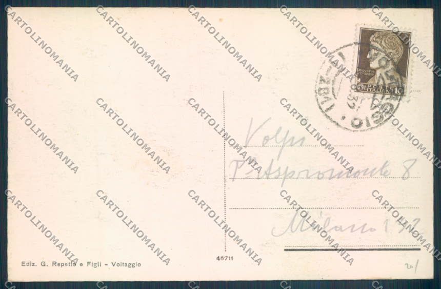 Genova Voltaggio cartolina ZT4903 – retro
