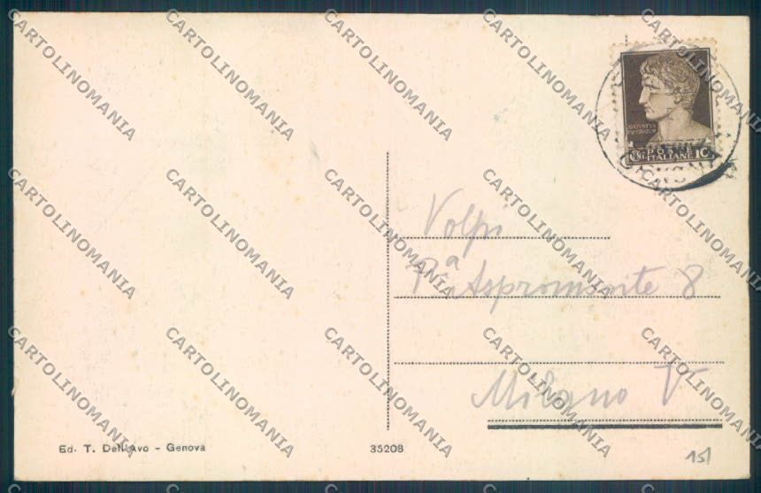 Genova Prati di Mezzanego cartolina ZT4911 – retro