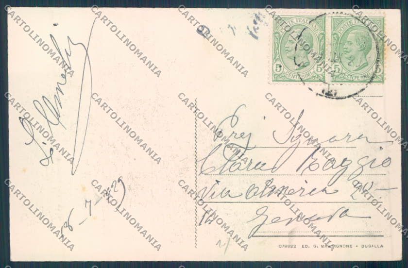 Genova Busalla cartolina ZT4954 – retro
