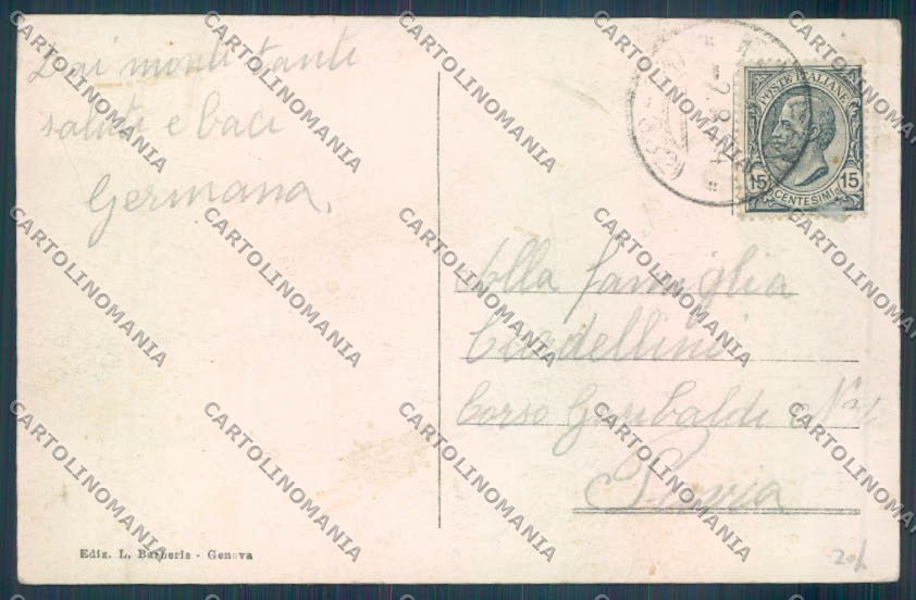 Genova Rovegno cartolina ZT4968 – retro