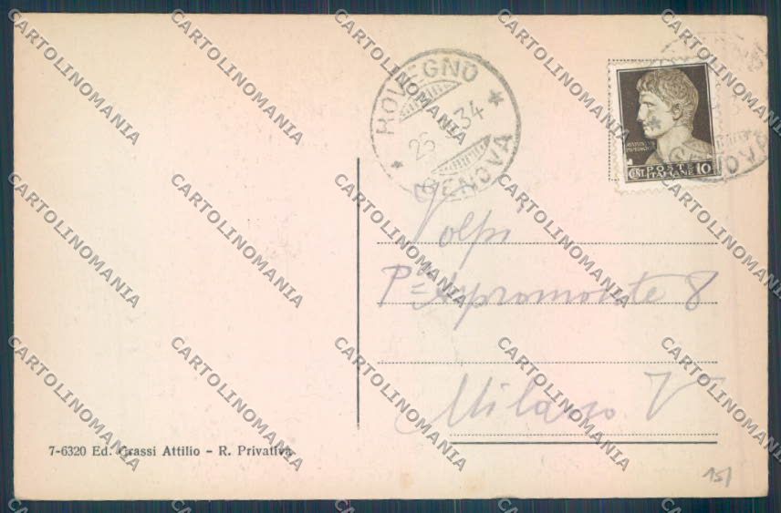 Genova Loco cartolina ZT4980 – retro