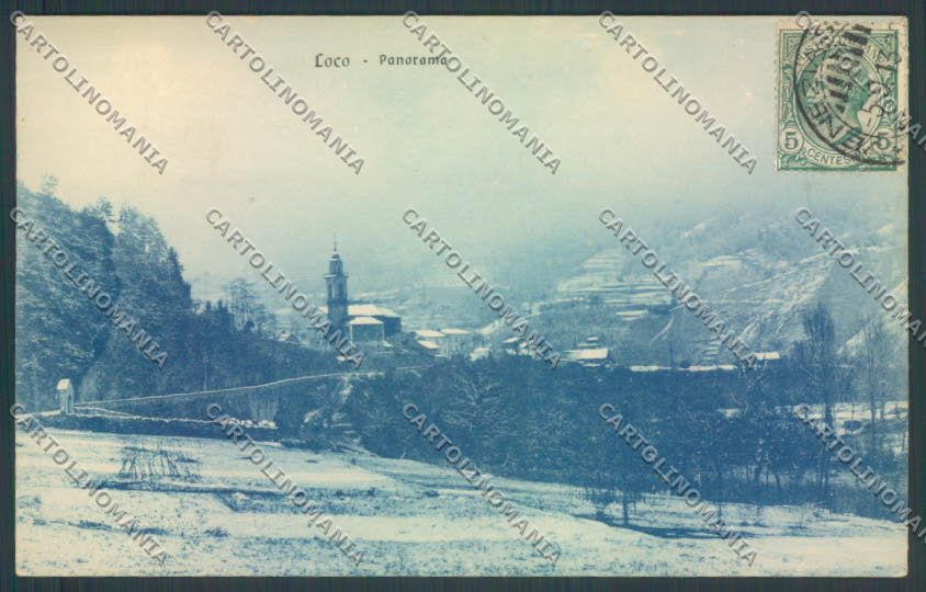 Genova Loco Nevicata cartolina ZT4981 – fronte