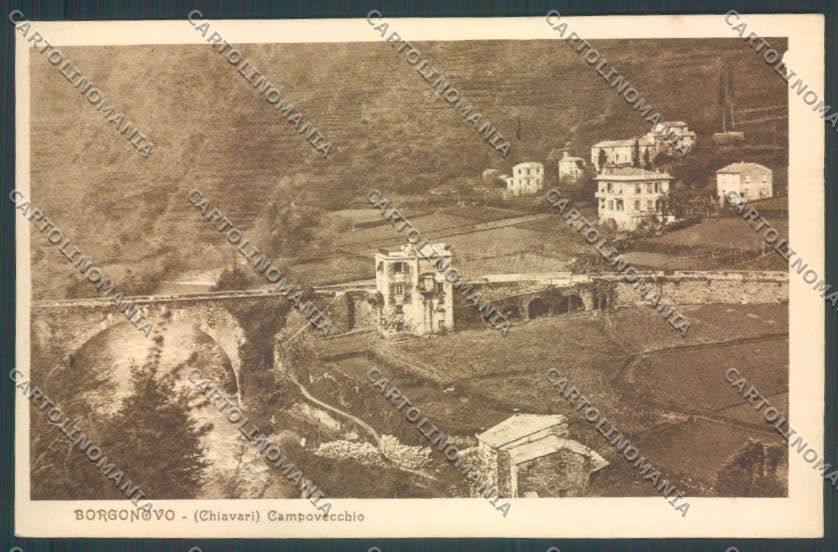 Genova Borgonovo cartolina ZT4982 – fronte