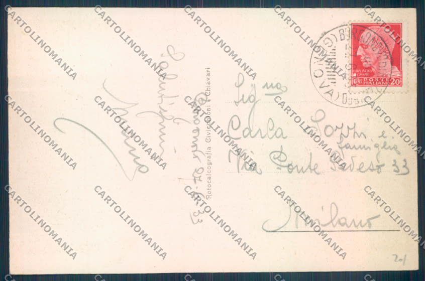 Genova Borgonovo cartolina ZT4982 – retro
