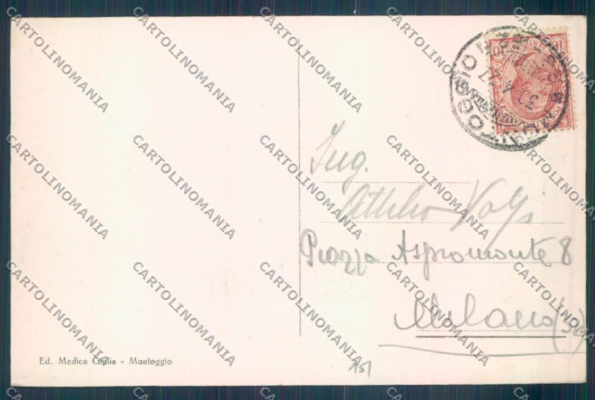 Genova Montoggio cartolina ZT4985 – retro
