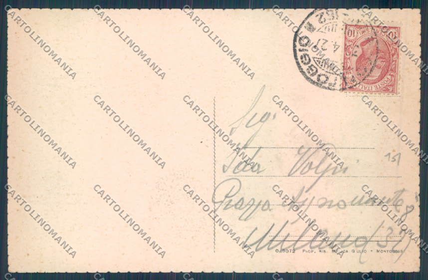 Genova Montoggio cartolina ZT4986 – retro