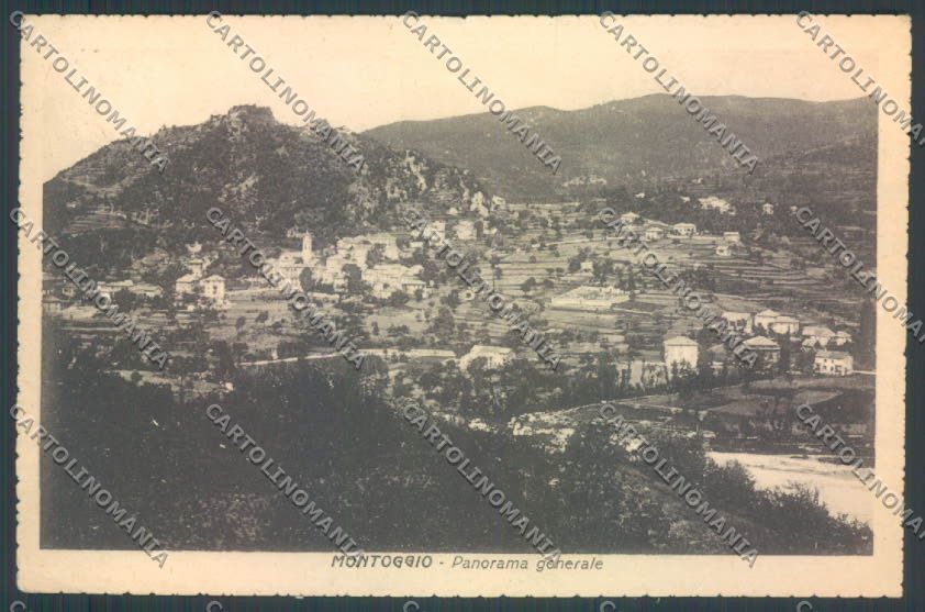 Genova Montoggio PIEGHINA cartolina ZT4987 – fronte