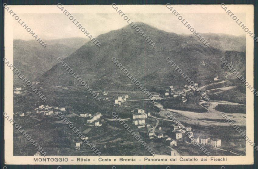 Genova Montoggio Ritale Costa Bromia cartolina ZT5005 – fronte