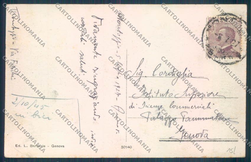 Genova Montoggio cartolina ZT5006 – retro