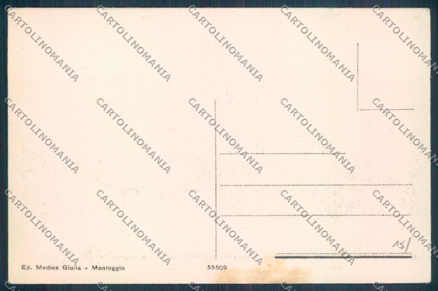 Genova Montoggio Taverna Molino Bromia cartolina ZT5007 – retro