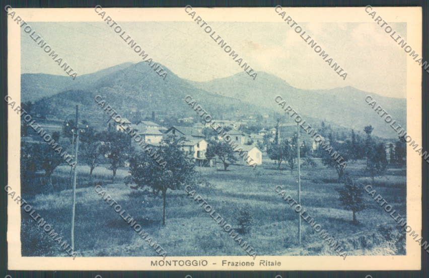 Genova Montoggio Ritale cartolina ZT5015 – fronte