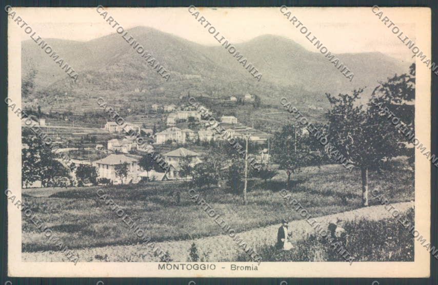 Genova Montoggio Bromia cartolina ZT5016 – fronte