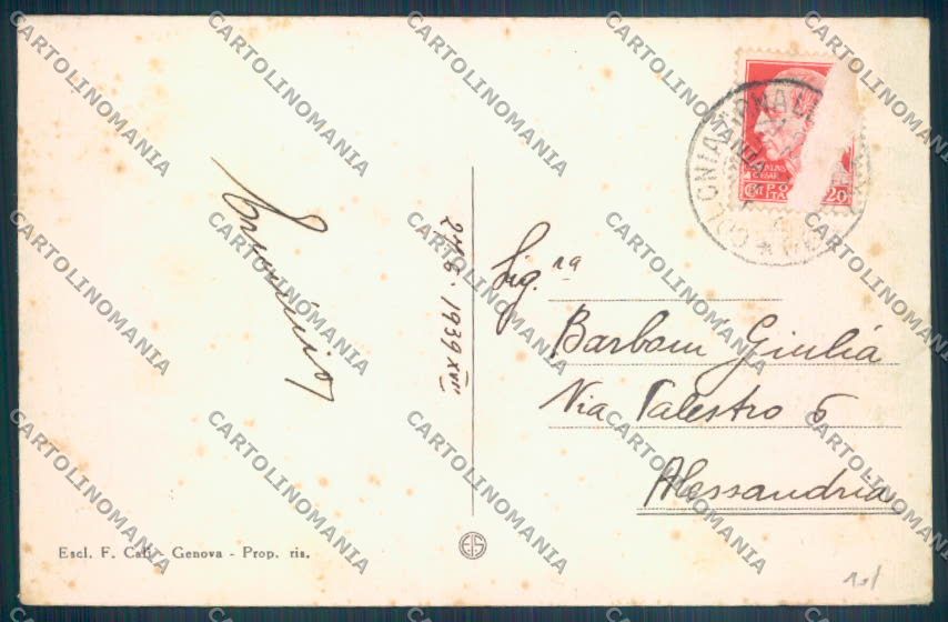 Genova Uscio cartolina ZT5030 – retro