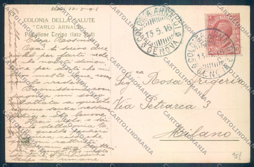 Genova Uscio cartolina ZT5036 – retro