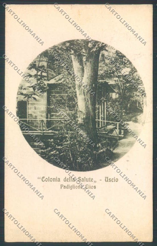 Genova Uscio PIEGA cartolina ZT5039 – fronte