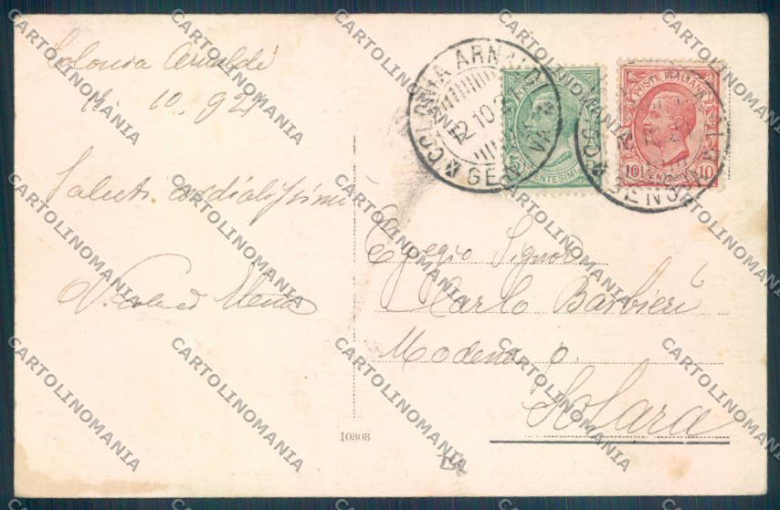 Genova Uscio cartolina ZT5056 – retro
