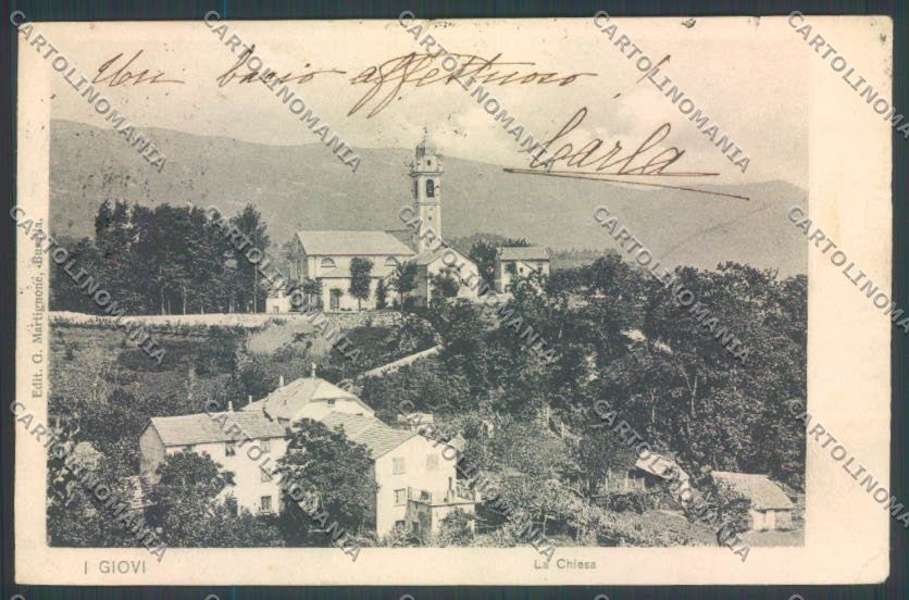 Genova Colle dei Giovi PIEGHINE STRAPPINI cartolina ZT5061 – fronte