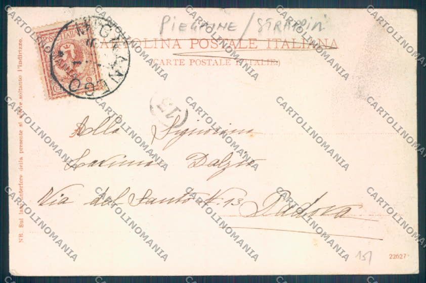Genova Colle dei Giovi PIEGHINE STRAPPINI cartolina ZT5061 – retro