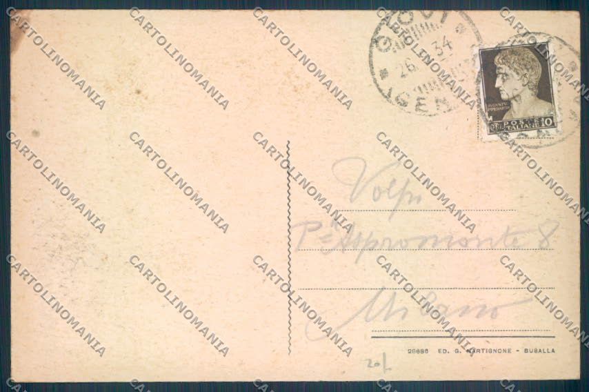 Genova Colle dei Giovi cartolina ZT5063 – retro