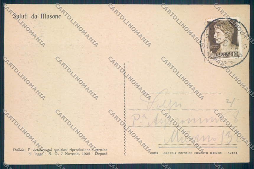 Genova Masone cartolina ZT5083 – retro