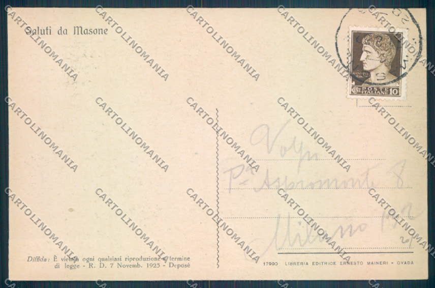Genova Masone cartolina ZT5084 – retro