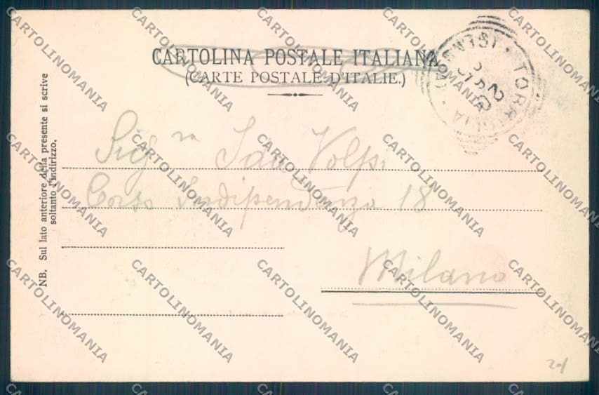 Genova Monte Antola cartolina ZT5096 – retro